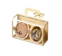 Easter Doll-house Miniature Kit with Walnut Shell House,Handmate Ornaments Shell Dolls in Kit You Make Hous-e Walnut