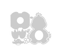 Easter Duck Cutting Dies Scrapbooking Album Paper Card Stamp Making Decorating Tool for Children Adults Making Tool Metal Stencil Template Metal Cutting Dies Stencils Scrapbooking Album Paper