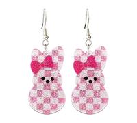 Easter Earrings Acrylic Bunny Rabbit Dangle Drop Earrings Easter Egg Mushroom Earrings for Women Holiday Jewelry, Acrylic, acrylic