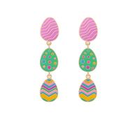 Easter Earrings for Women Colorful Easter Egg Earrings Cute Egg Dangle Earrings Spring Holiday Earrings Easter Jewelry Gifts Easter Basket Stuffers for Daughter Granddaughter Friends, Stainless Steel