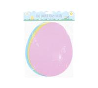 Easter EAS1909 Egg Foam Shapes | Large | 8pcs, Multicolor