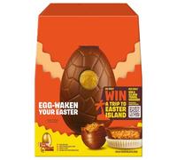 Easter Egg 215g - Enjoy the Truly Nutty Taste of Peanut Butter Cups - Contains: Hollow Egg, Milk Chocolate 2 Cup, White 2 Cup, Peanut Butter Creme Egg