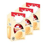 Easter Egg 72g x Pack of 3 - a Delicious, Creamy White Chocolate Hollow Easter Egg - the Perfect Treat for Friends and Family