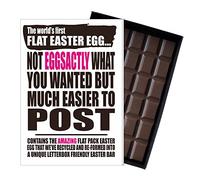 Easter Egg Alternative Funny 100g Boxed Milk Chocolate Bar Novelty Gift for Boyfriend Girlfriend UK Husband Wife Posts Like a Traditional Card