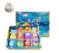 Easter Egg Bath Bombs for Kids with Surprise Inside, Natural Kids Surprise Bath Bomb for Kids with Mega Bubbles & Surprise Inside, Magic Surprise Bath Eggs, Bath Bomb Gift Set for Kids (12PCS-C)