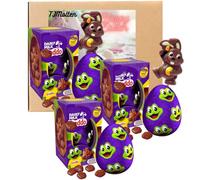 Easter Egg Bundle - Dairy Milk Chocolate Easter Eggs 96g - Three Medium Easter egg filled with Freddo faces - Chocolate Gifts for Kids Easter 2026, Easte sweets (Easter Hamper)