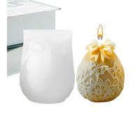Easter Egg Chocolate Mold - Handmade Easter Egg Candle Mold, Festival Ice Carving Mold, Spring Table Centerpiece Decorative Resin Mold Aromatherapy Candle, Soap, Clay Plaster Decoration