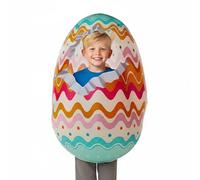 Easter Egg Costume Kids & Adults | Polyester 67x91cm/77x105cm Cosplay Dress-Up Outfit | Fun Holiday Party, Themed Event, School Performance, Stage Role Play | Carnival, Festival, Family & Group Celebr