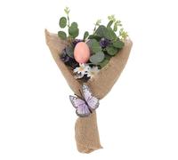 Easter Egg Decoration Bouquet Lifelike with LED Lights for Festive Home Decor