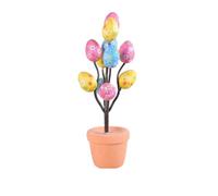 Easter Egg Decorations Easter Tree With Lights Table TopTwig Tree Warm White LED Lights Battery OperatedDecorationsDecoration EggDesktop Table Home Party Ornaments