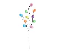Easter Egg Decorative Branches with Foam Bouquets for Spring Vase and Fireplace Mantel Indoor Home Party Decorations (D, One Size)