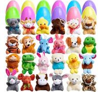 Easter Egg Filler, Pre-Cut Easter Eggs, Easter Egg Mould, Eggs, Pretzel Eggs for Kids, Plush | Easter Decorations for Basket Fillers, Thu