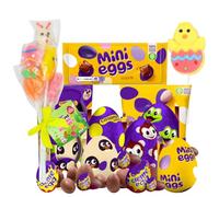 Easter Egg Hamper - Easter Eggs Bundle with Mini Eggs, Creme Eggs, Medium Eggs Dairy Milk egg buttons Freddo - Chocolate Easter egg for Easter 2026