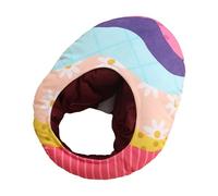 Easter Egg Hat, Caricature Eggs Caricature | Cute Colorful Plush Egg Headpiece,Easter Helmet,Cosplay Costume Supplies for Photography