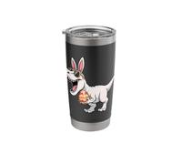 Easter Egg Hunt Bunny T-Rex Dinosaur Funny Easter Sunday Stainless Steel Insulated Tumbler