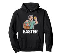 Easter Egg Hunt Dad Champion Trophy Graphic Family Pullover Hoodie