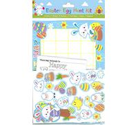 Easter Egg Hunt Kit Stickers Treat Bags Maps Markers