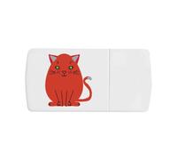 'Easter Egg Kitty' Pill Box with Tablet Splitter (PI00034097)