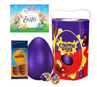 Easter Egg Large Bundle - Large Easter Gift Of Mini Egg and Caramel Easter Egg (Creme Egg & Terry's Orange)
