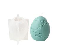 Easter Egg Mold Flower Ball Silicone Mold Handmade Soap Fondant Candy Cake Decorating Tool Easter Egg Silicone Flower Ball Resin Moulds for Art