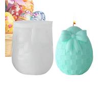 Easter Egg Molds Plaster,1PC 3D Bow Egg Plaster Making Mould,Cute Candle Moulds for Making Candle, Soap Wax Crafts Home Decoration