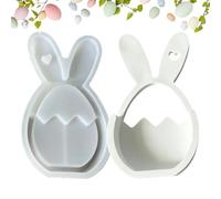 Easter Egg Mould - Reusable Silicone Easter Eggs, Easy Release, Enhanced for Bunny | Holiday Epoxy Casting Tools DIY Resin Casting Tools for King Chalk