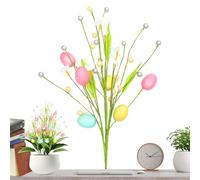 Easter Egg Picks - Reusable Spring Flower Decor - Easter Floral Decor | for Family Friends Basket Flower Branch Stems Arrangement Home Vase Table Centerpieces Indoor Outdoor Party