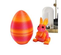 Easter Egg Set, Bring Festive Atmosphere, 1 Set, Egg Decor Centerpiece Sign, Rabbit Decorations, Creative Assembly Play, for Birthday Party Table Thanksgiving Home Kids Front Yard