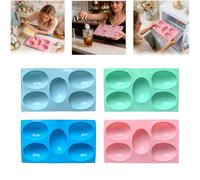 Easter Egg Silicone Chocolate Mould, 16/5-Cavity 3D Egg Shaped Baking Mold for Chocolate, Jelly & Candy Making, Ideal for DIY Mousse, Cake Pop, Ice Cube Trays & Soap Crafting for Kids and Adults