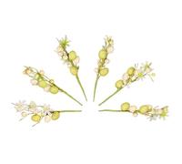 Easter Egg Stems, Choice of Artificial Easter Eggs - 6 Branches of Faux Floral Twigs - Spring Tiches Egg Twig Branches for Tab Master Table