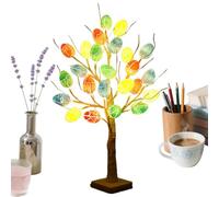 Easter Egg Tree - with LED Light for Desk - 60 cm Easter Tree with Lights Powered by Battery and USB, for Nursery, Table, Fireplace, Parties and