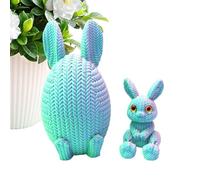 Easter Eggs 3D Printed Easter Office Decoration Basket Fillers for Ages Craft Lovers Bookcase Window Sill Bedroom Living Room Workspace