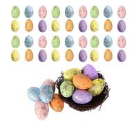 Easter Eggs Bulk - 100 Piece Assorted Realistic Ornaments,Foam Easter Eggs for Decorating - for Kids, DIY Spring Displays, Vase Filler, Table Centerpieces, Party Favors, Kitchen, Holiday Props