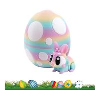 Easter Eggs - Bunny Inside Basket Stuffers Figurine | Easter Decorations | Party Favors Gift For Kids Boys Fidget Party Teen Christmas Family