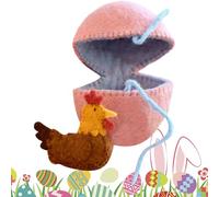 Easter Eggs,Collectible Adorable Basket Stuffers Filler,Felt Stuffed Animal | for Teens Kids Adults Girls Boys Women Shelf Table Bed Sofa Couch Nursery Bedroom Living Room Study