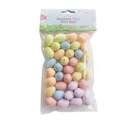 Easter Eggs Decoration - Colourful Easter Wreath with Artificial Eggs, Decorative Easter Eggs for Interior Decoration, 36 x Speckled Easter Eggs, Vase Filler, Centrepiece for Easter in Spring, Vases