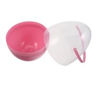 Easter Eggs Easter Ornaments Balls Jumbo Easter Egg with Handle Empty Easter Egg Hunt Jumbo Eggs Egg Shaped Containers Candy Boxes Giant Easter Egg Clear Plastic Easter Egg Pp Pink