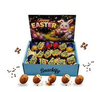 Easter Eggs Gift Box, 15 Easter Eggs, Milk Chocolate Creme Egg, Caramel and Lotus Variety Easter Bundle | Happy Easter Gift & Hamper | Great Gift for Friends and Family.