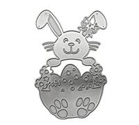Easter Eggs Metal Die Cuts Unique Design Scrapbooking Embossing Template Easter Greeting Cards Making Supplies Metal Die Cuts for Card Making Crafting Invitation Scrapbooking