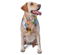Easter Eggs Pet Bandana-Triangle Scarf for Cats Dogs Adjustable