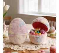 Easter Eggs Plush Eggs Festival Party Decoration With Storage Candy Easter Eggs Gifts filled easter empty eggs decoration baskets fillers extra bulk easter egg baskets eggs easter decor, eggs