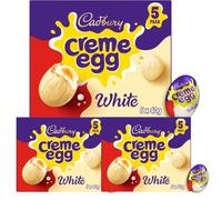 Easter Eggs & Seasonal Treats Multipack - Variety of Chocolate Eggs, Sweets & Treats - Seasonal Easter Gift - Assorted Flavours & Sizes (Cadbury White Creme Egg 15x40g)