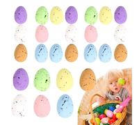 Easter Eggs - Small Foam Easter Eggs | Speckled Easter Eggs Decor | 100 Speckled Foam Easter Eggs Ornaments | Foam Eggs for Easter Wreath | Decorative Eggs for Centerpiece, Basket Fillers, Springtime