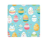 Easter Eggs Spots Camera Wrap Cloth, Squares Magic Self-Adhesive Cloth for Lens Camera Anti-Scratch Lens Protector Makeup Wrap Cloth Bag 21.7" x 21.7"