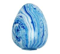 Easter Eggs Squishy Stress Relief Toys, Colorful Marbled Egg-Shaped Malt Fidget Ball, Release Slow Recovery Gift Sensory Squeeze Toy for Kids Adults, for Basket Fillers Decorations (D)