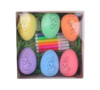Easter Eggs to Paint for - Garabatos Easter Eggs Kit - Colouring Kit with Egg Dye for Arts and Crafts, Colouring Kit with Egg Dye, Artist Activities