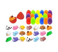 Easter Eggs Toys for Babies Boys Girls Kids, Toddler Easter Basket Stuffers Prefilled, Bulk Colorful Eggs with Toys Inside Filled Infant Montessori Toys Gifts for Toddlers Babies Boys Girls (H)