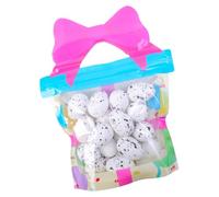 Easter Eoggs Mottled Foam, Easter Decoration Eggs - 18x Small Artificial Eggs Decoration - Colorful Egg Festival Celebration Supplies for Drill