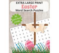 Easter Extra Large Print Word Search Puzzle Book: Word Searches with Easy to Read Print, 30 Point Font about Easter, Jesus, Spring, and More | 8.5x11 ... Gift for Vacations, Parties and Holidays