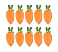 Easter Fabric Carrot Bag - Drawstring Candy Pouch, Velvet Treat Bags, Orange Bunny Ear Design, Holiday Party Favor | Cute Easter Bag For Kids Birthday Wedding Holiday Celebration Decoration Decor